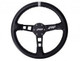 Kawasaki Deep Dish Steering Wheel Suede
